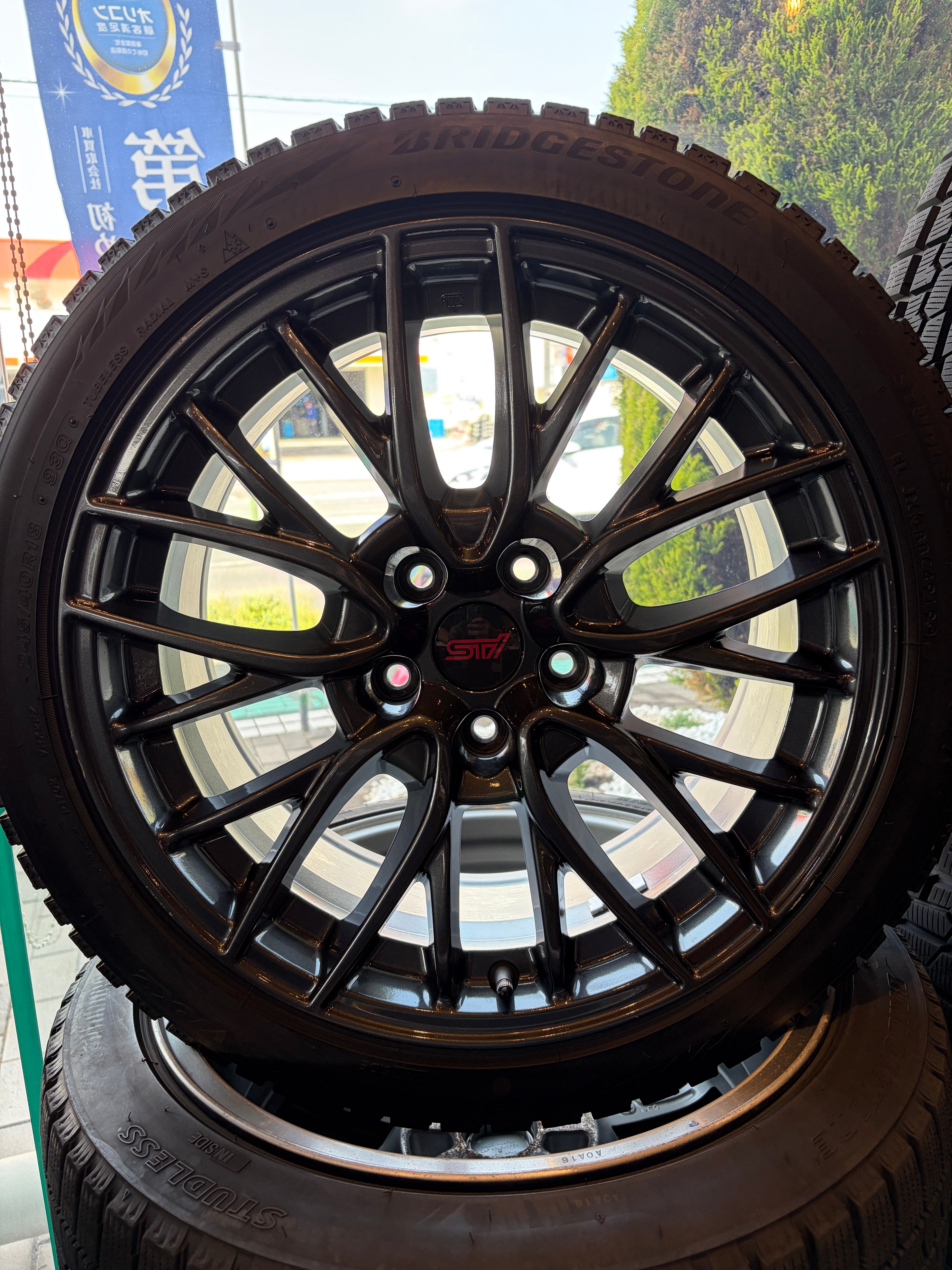 F18-0014 ブリヂストン ﾌﾞﾘｻﾞｯｸ VRX2 245/40R18 スタッドレス WRX – に