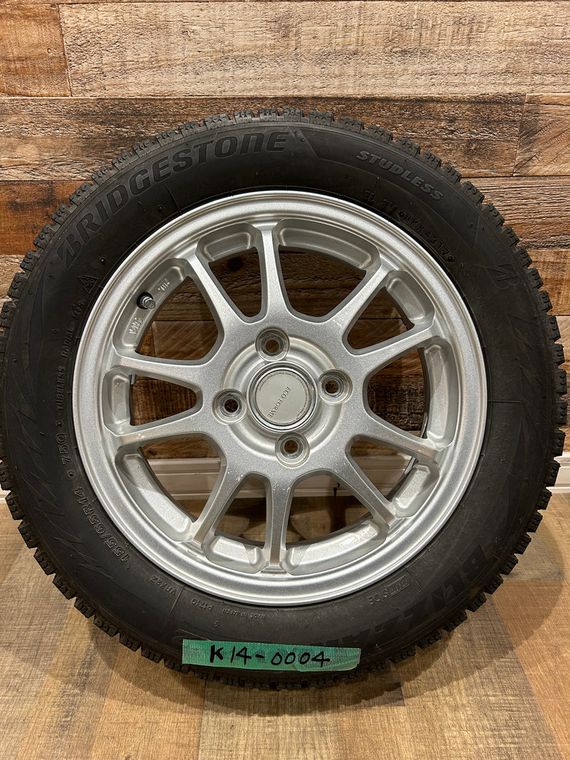 ギャラリービューアに画像をロードする, K14-0004ブリヂストン ブリザックVRX 155/65R14