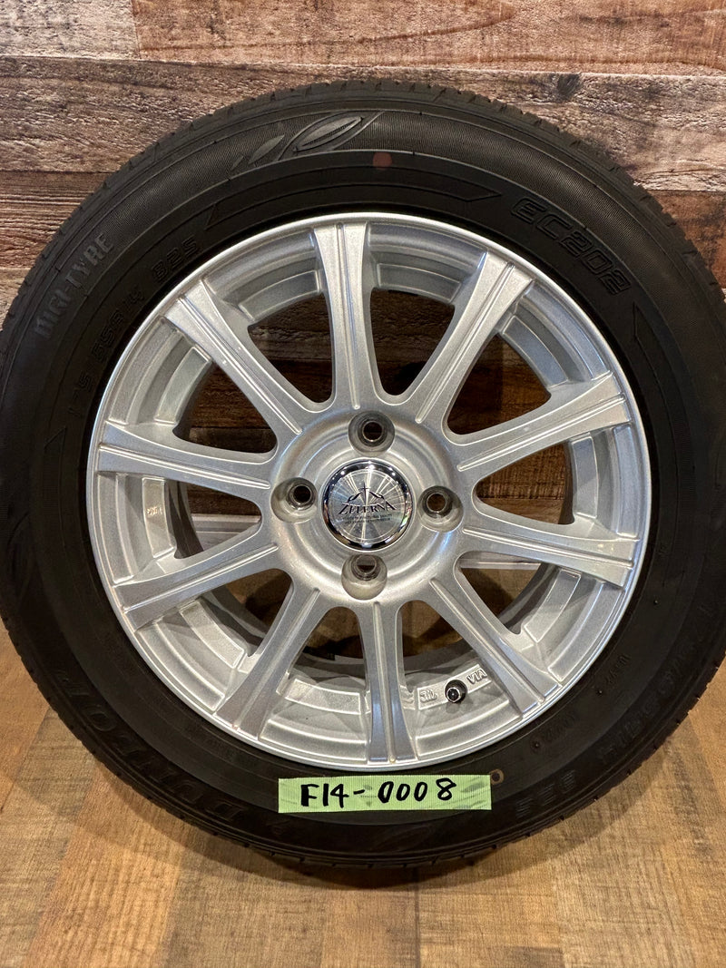 ギャラリービューアに画像をロードする, F14-0008ダンロップ EC202 175/65R14