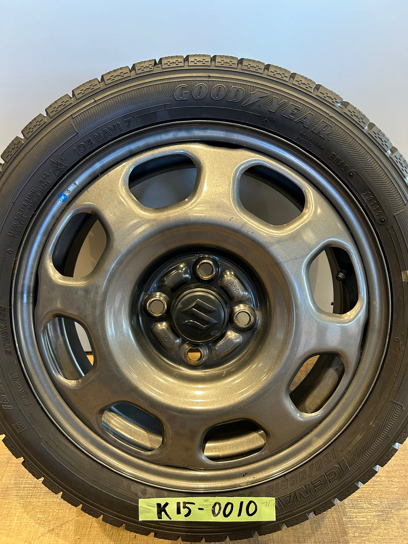 ギャラリービューアに画像をロードする, K15-0010グッドイヤーアイスナビ7165/55R15スタッドレス