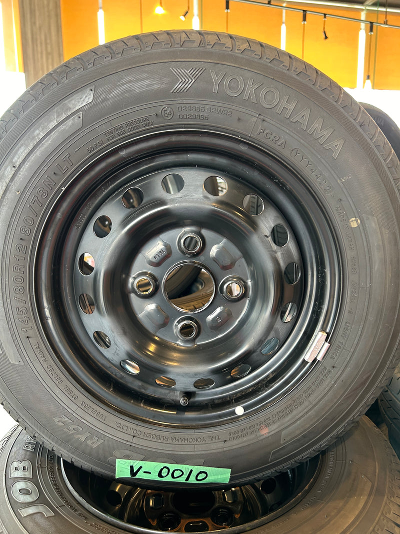 ギャラリービューアに画像をロードする, V-0010ヨコハマJOB RY52145/80R12夏タイヤ