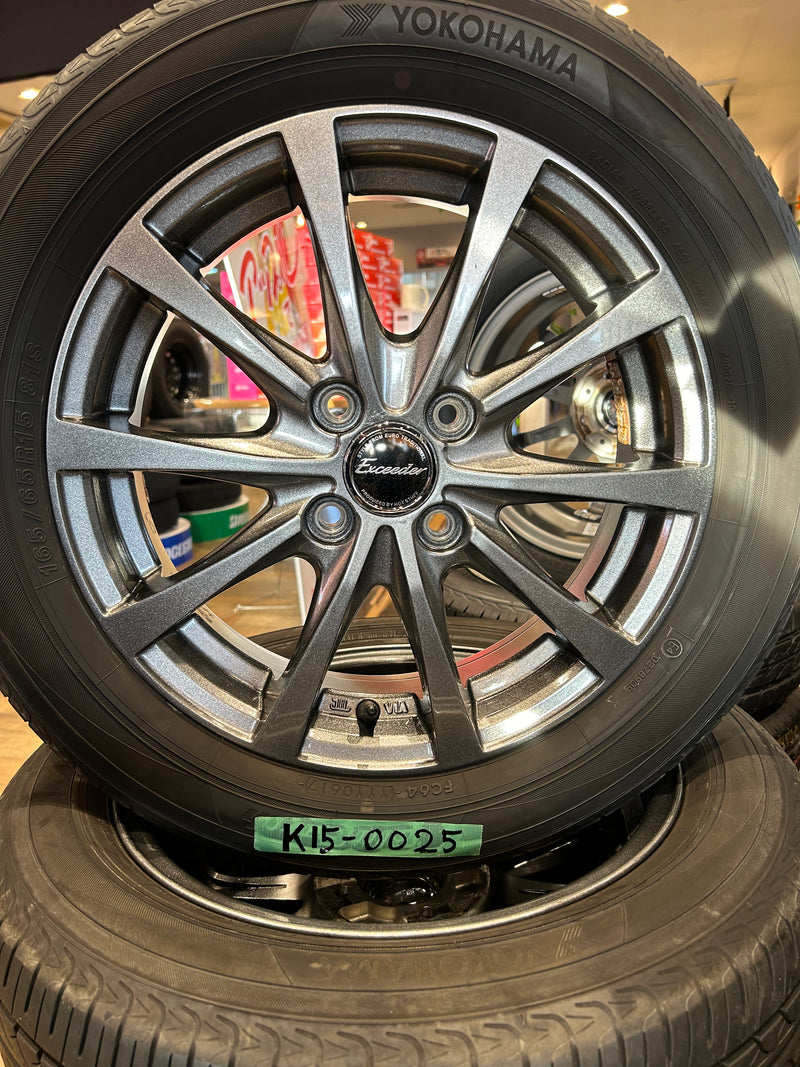 ギャラリービューアに画像をロードする, K15-0025ヨコハマブルーアース165/65R15夏タイヤ
