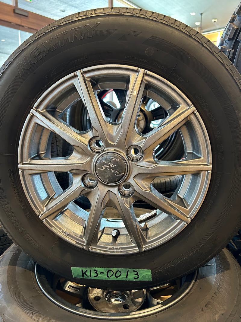 ギャラリービューアに画像をロードする, K13-0013ブリヂストンネクストリー145/80R13夏タイヤ