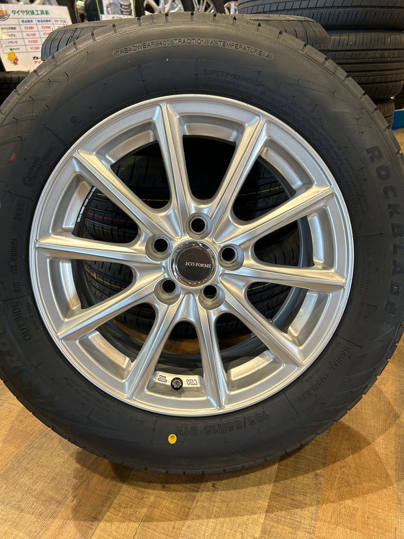 ギャラリービューアに画像をロードする, F15-0035輸入タイヤROCK555195/65R15夏タイヤ