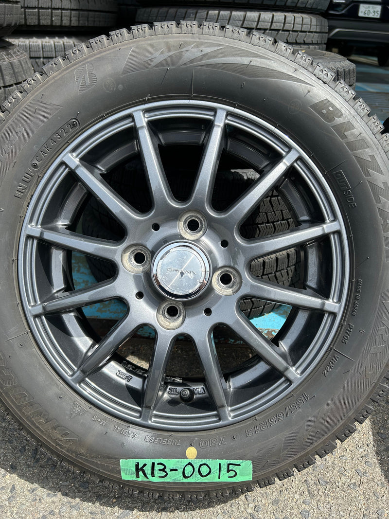 ギャラリービューアに画像をロードする, K13-0015ブリヂストンVRX2155/65R13スタッドレス