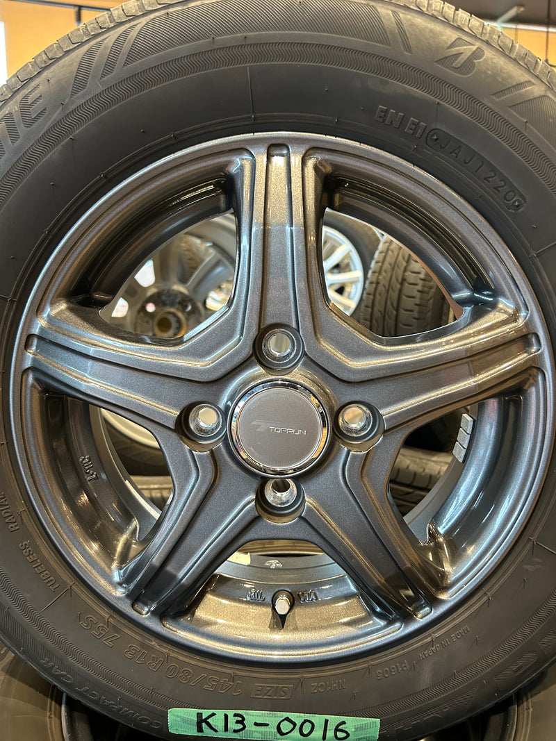 ギャラリービューアに画像をロードする, K13-0016ブリヂストンエコピア145/80R13夏タイヤ