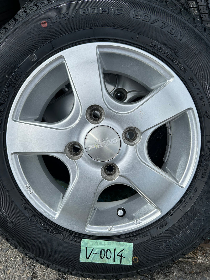 ギャラリービューアに画像をロードする, V-0014ヨコハマスーパーVAN 356145/80R12夏タイヤ
