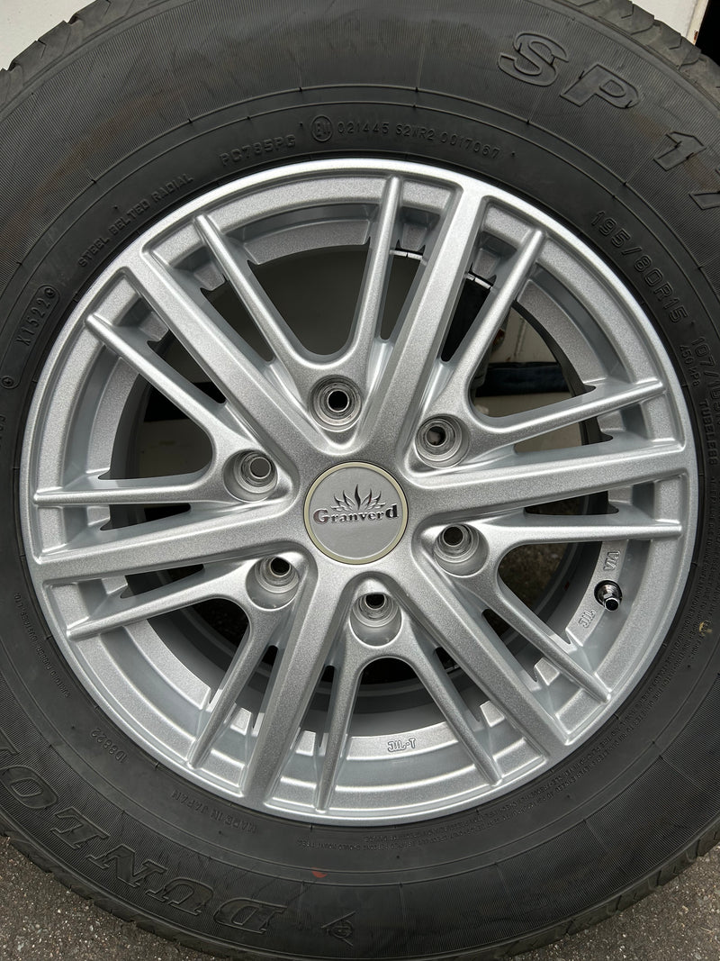 ギャラリービューアに画像をロードする, V-0017ダンロップSP175N195/80R15夏タイヤ