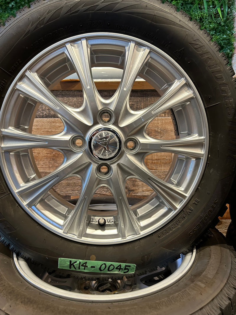 ギャラリービューアに画像をロードする, K14-0045ブリヂストンVRX2155/65R14スタッドレス