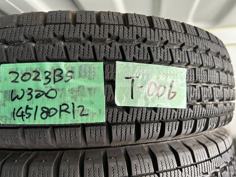 ギャラリービューアに画像をロードする, T-006ブリヂストンブリザック W300145/80R12 スタッドレス