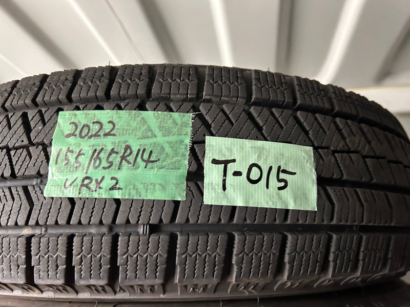 ギャラリービューアに画像をロードする, T-015ブリヂストンブリザック VRX2155/65R14 スタッドレス
