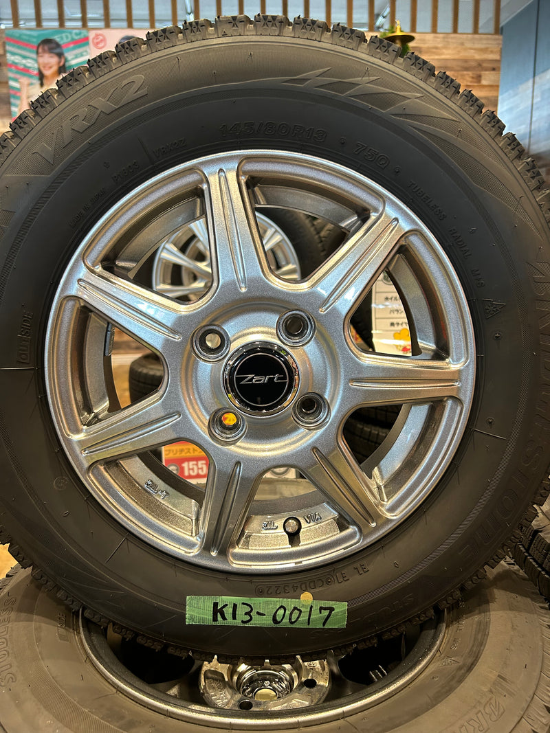 ギャラリービューアに画像をロードする, K13-0017ブリヂストンVRX2145/80R13スタッドレス