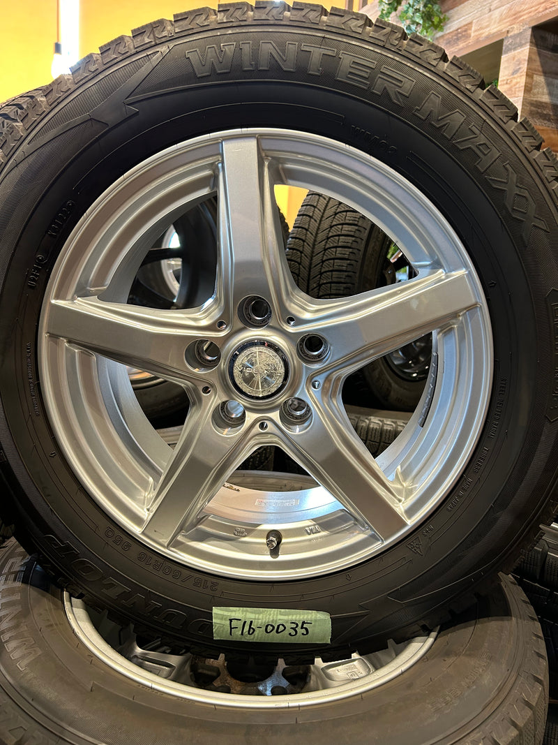 ギャラリービューアに画像をロードする, F16-0035ダンロップウィンターマックスWM02215/60R16スタッドレス