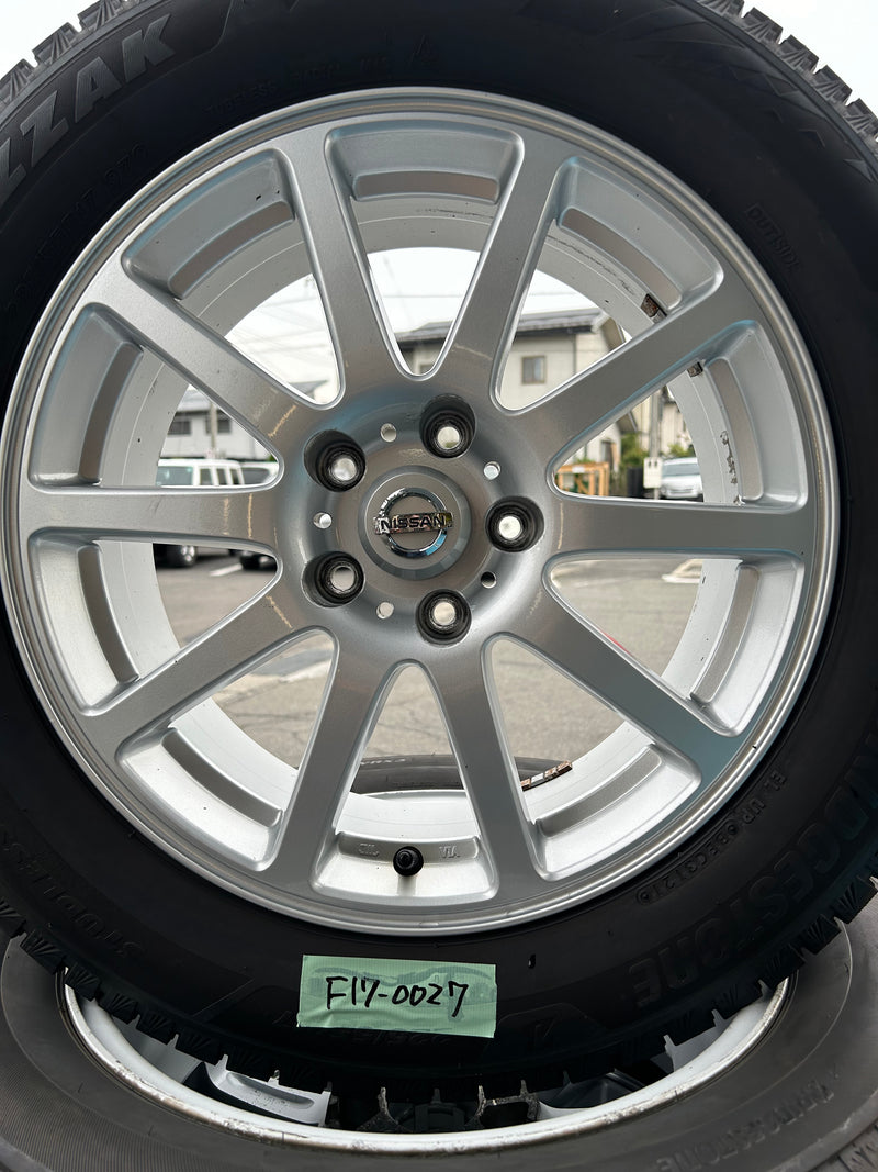 ギャラリービューアに画像をロードする, F17-0027ブリヂストンブリザック VRX3225/55R17スタッドレス