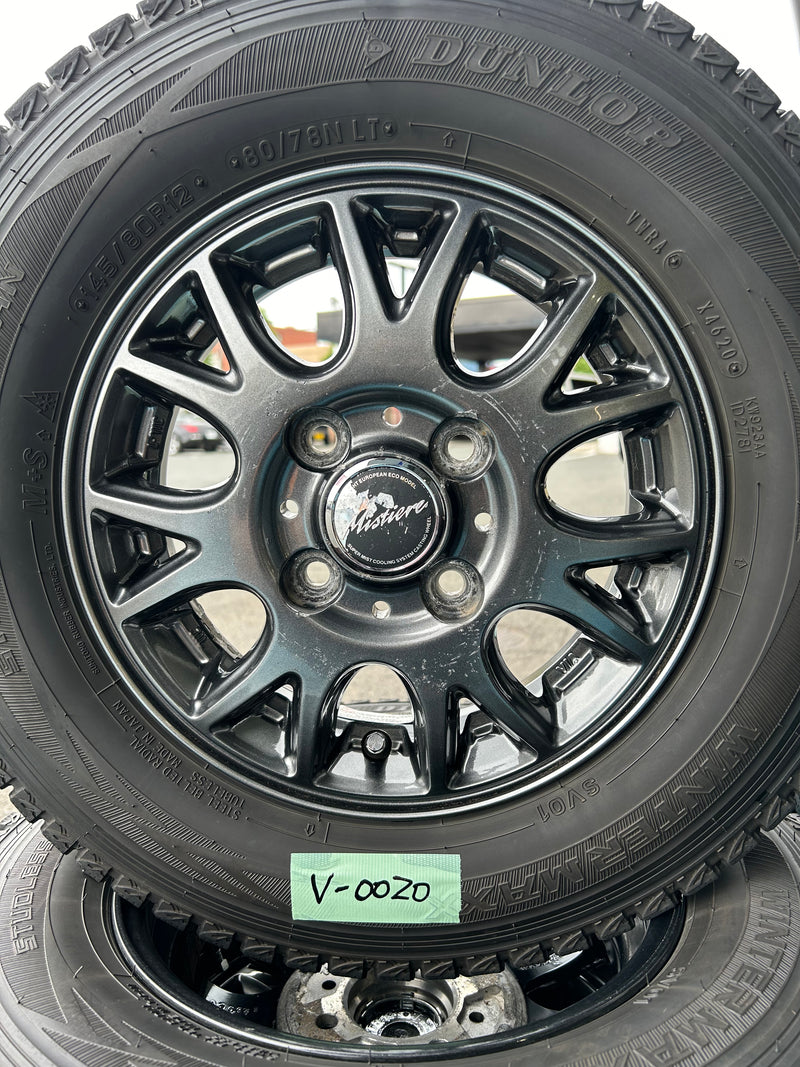 ギャラリービューアに画像をロードする, V-0020ダンロップウィンターマックス SV01145/80R12スタッドレス