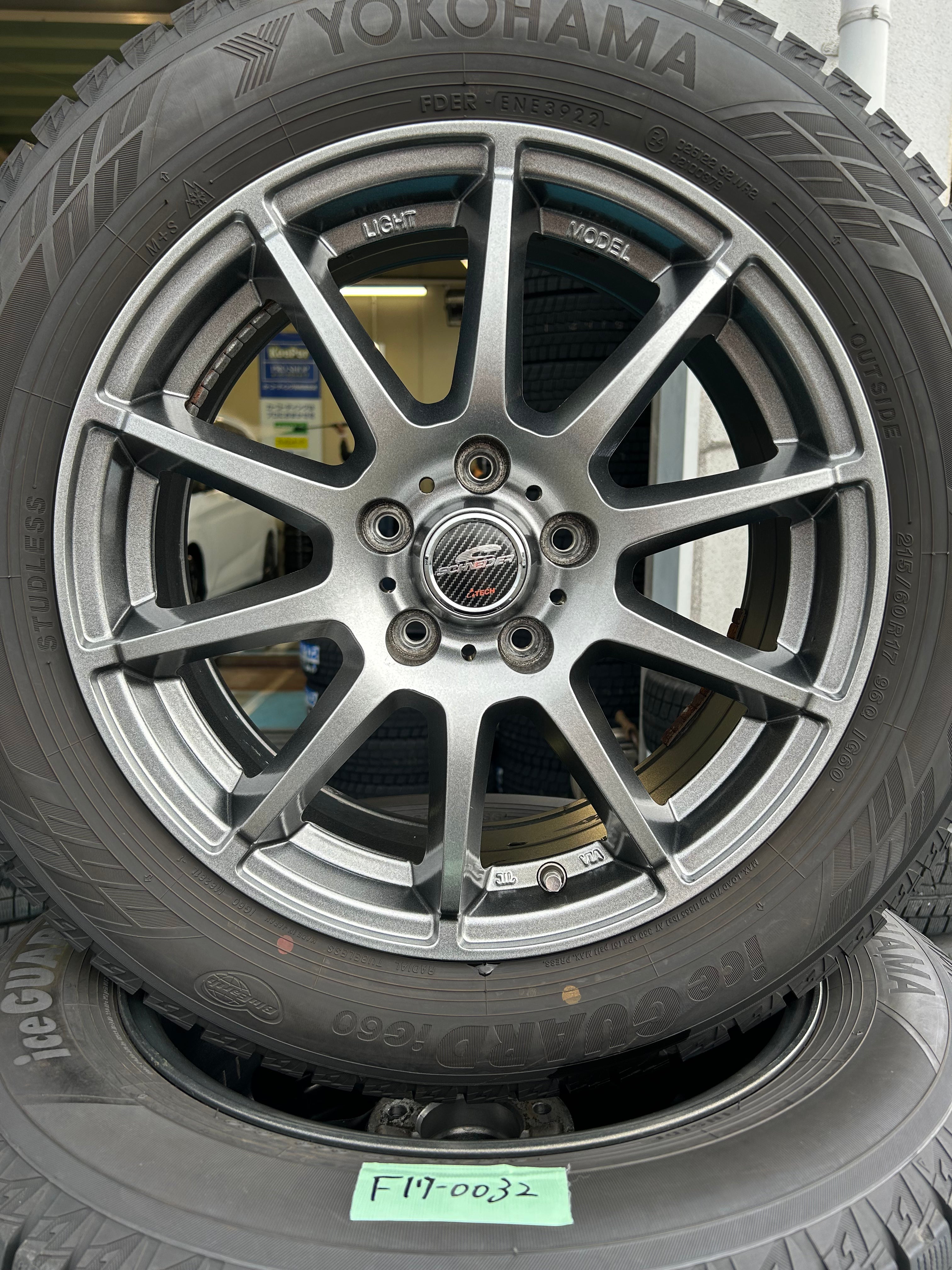 2021年製バリ山！PREMIX GEAR215/60R17アイスガードIG60 F17
