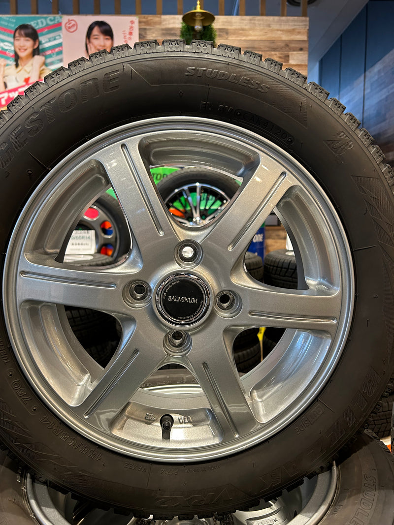 ギャラリービューアに画像をロードする, K14-0057ブリヂストンブリザック VRX2155/65R14スタッドレス