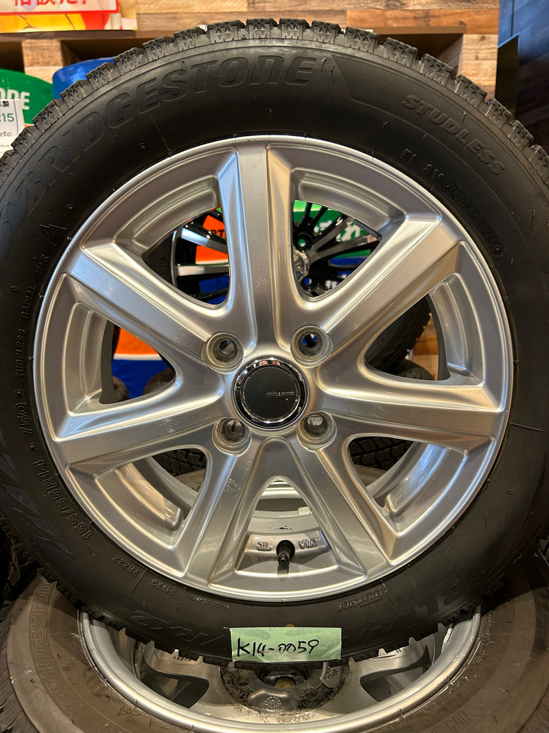 ギャラリービューアに画像をロードする, K14-0059ブリヂストンブリザック VRX2155/65R14スタッドレス