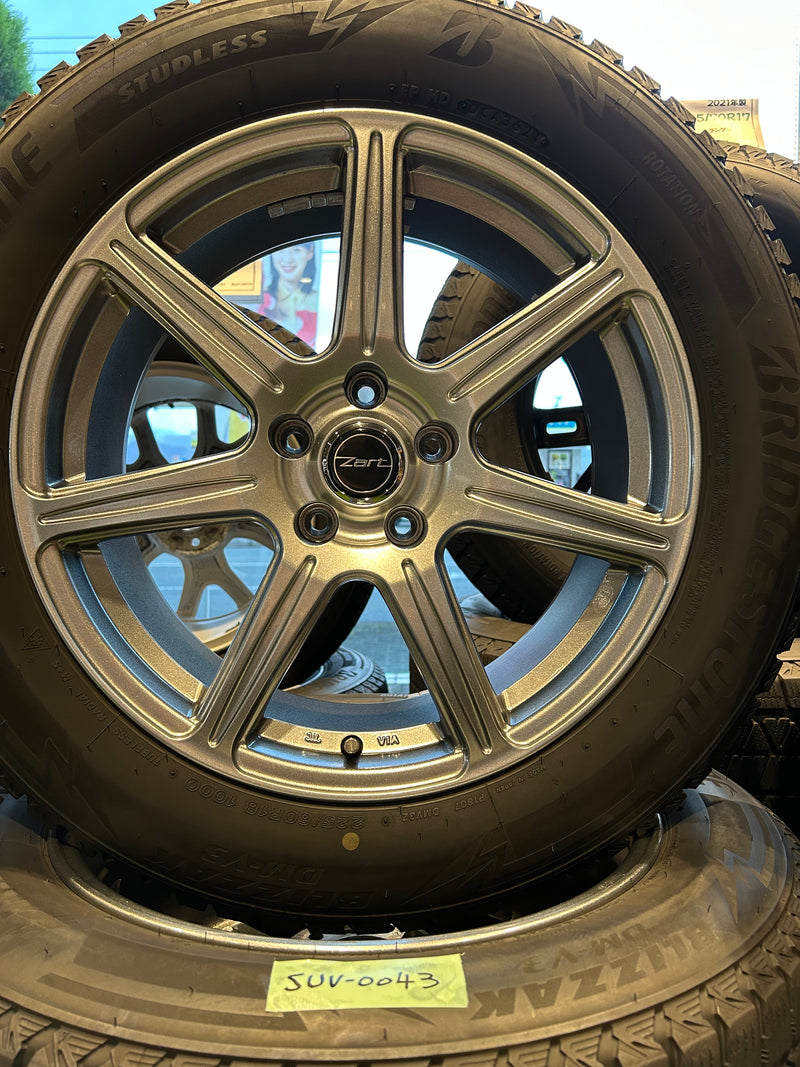 ギャラリービューアに画像をロードする, SUV-0043ブリヂストンブリザック DM-V3225/60R18スタッドレス