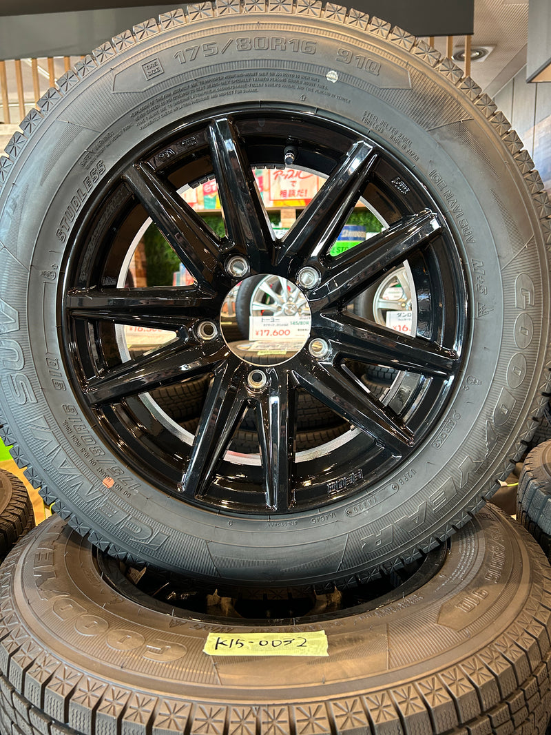 ギャラリービューアに画像をロードする, K15-0032グッドイヤーアイスナビ SUV175/80R16スタッドレス