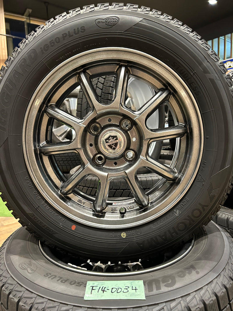 ギャラリービューアに画像をロードする, F14-0034ヨコハマアイスガード iG50プラス165/70R14スタッドレス