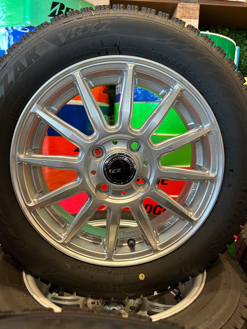 ギャラリービューアに画像をロードする, K14-0065ブリヂストンブリザック VRX2155/65R14スタッドレス