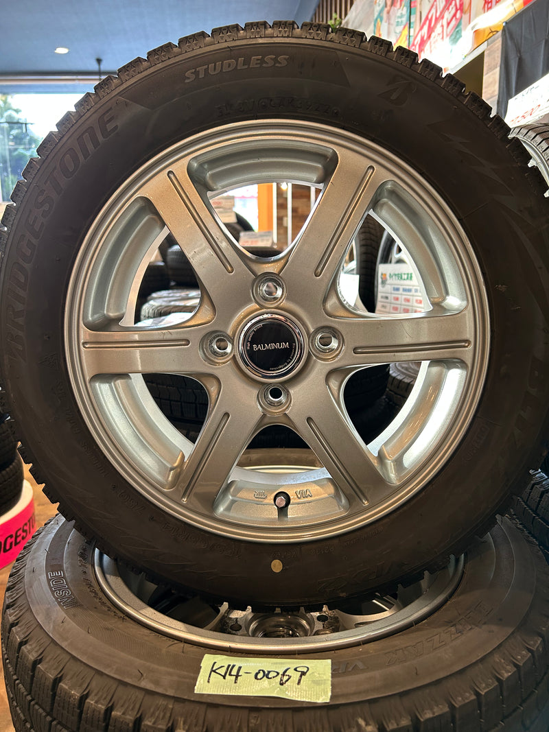 ギャラリービューアに画像をロードする, K14-0069ブリヂストンブリザック VRX2155/65R14スタッドレス
