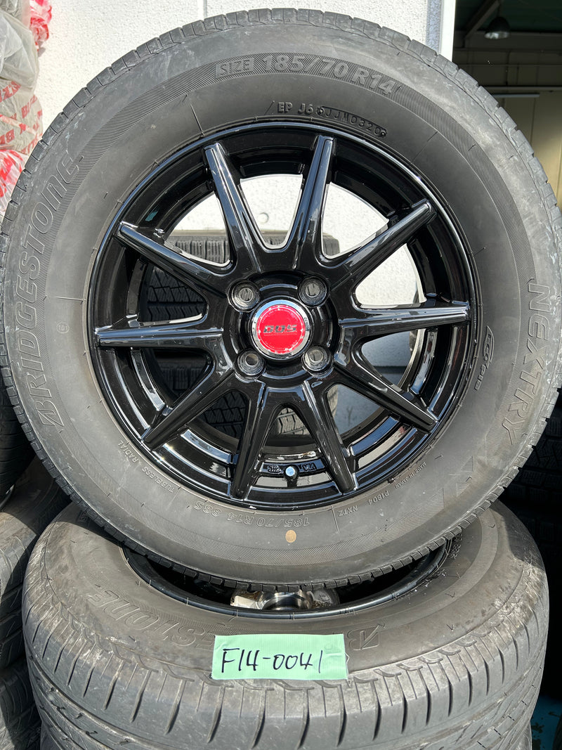 ギャラリービューアに画像をロードする, F14-0041ブリヂストンネクストリー185/70R14夏タイヤ