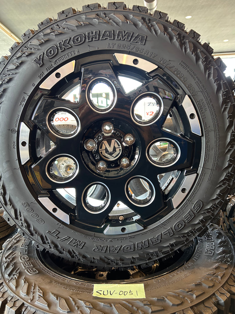 ギャラリービューアに画像をロードする, SUV-0051ヨコハマジオランダーM/T225/65R17夏タイヤ