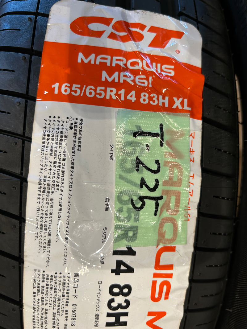 ギャラリービューアに画像をロードする, T-225CSTMARQUIS165/65R14 夏タイヤ