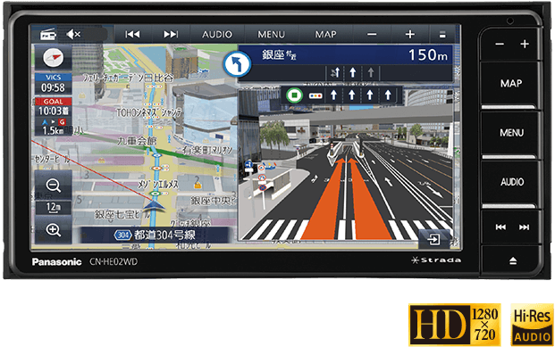 ギャラリービューアに画像をロードする, パナソニック ストラーダHE02-WD