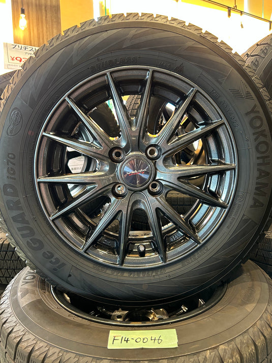 F14-0046 ヨコハマ ｱｲｽｶﾞｰﾄﾞ　IG70 175/70Ｒ14 スタッドレス ﾔﾘｽ、ﾎﾟﾙﾃ