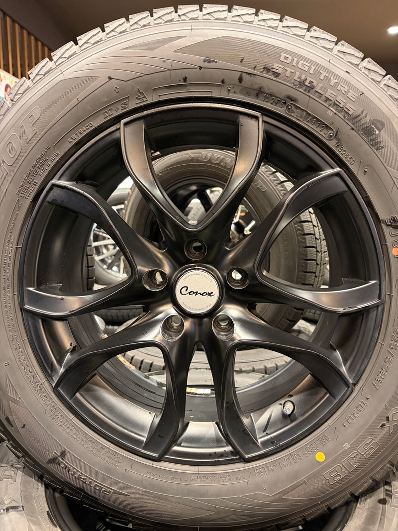 ギャラリービューアに画像をロードする, SUV-0075 ダンロップ ｳｨﾝﾀｰﾏｯｸｽ　SJ-8+ 225/65Ｒ17 スタッドレス Xﾄﾚｲﾙ、CX-5、CX-8
