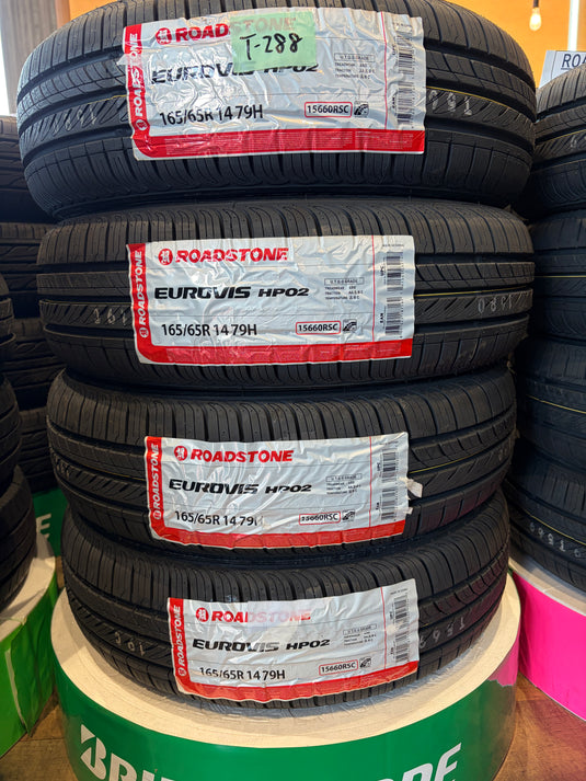 T-288ロードストーンEUROVIS　HP02165/65Ｒ14夏タイヤ