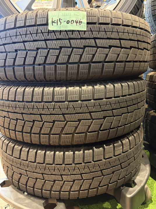 K15-0046 ヨコハマ ｱｲｽｶﾞｰﾄﾞ IG60 165/55Ｒ15 スタッドレス 軽自動車