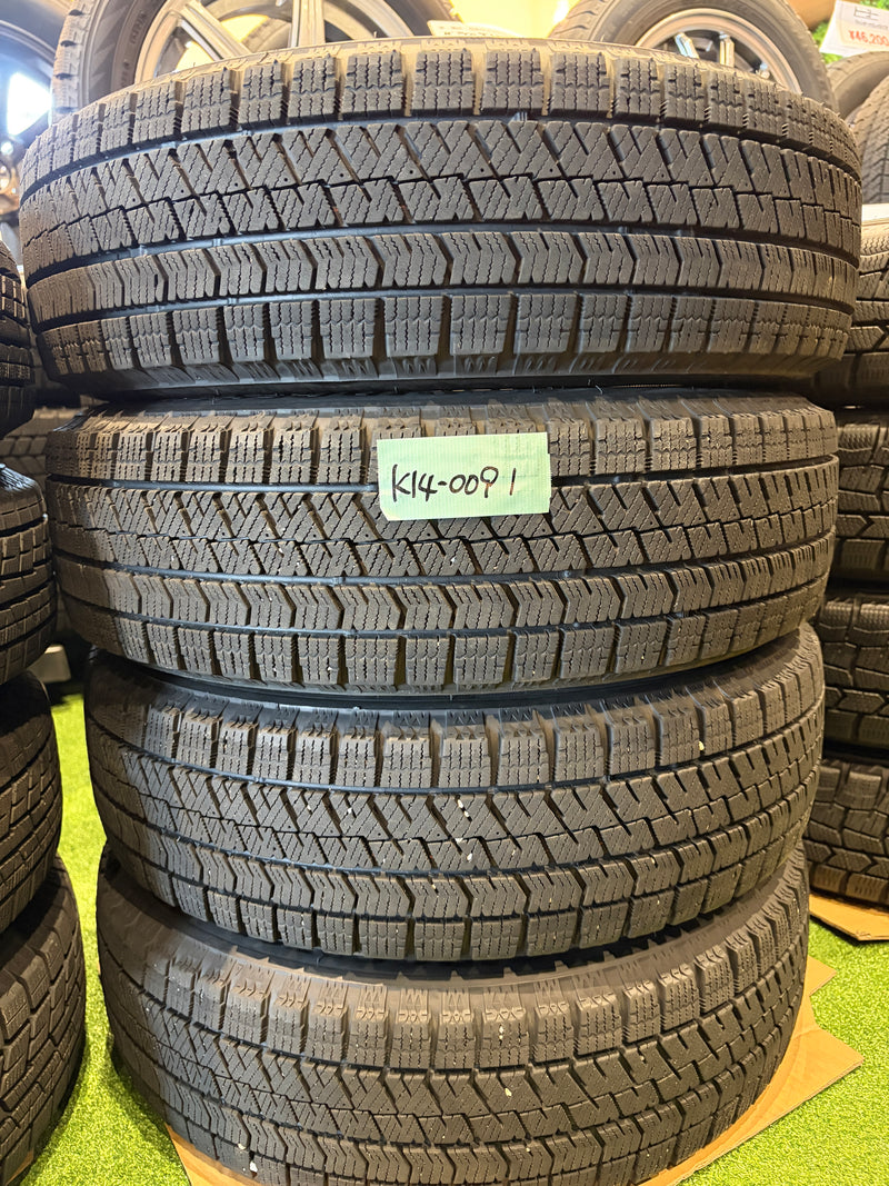 ギャラリービューアに画像をロードする, K14-0091 ブリヂストン ﾌﾞﾘｻﾞｯｸ　VRX2 155/65Ｒ14 スタッドレス 軽自動車etc
