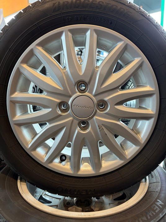 K14-0095 ブリヂストン NEWNO 155/65R14 夏タイヤ ﾎﾝﾀﾞ車