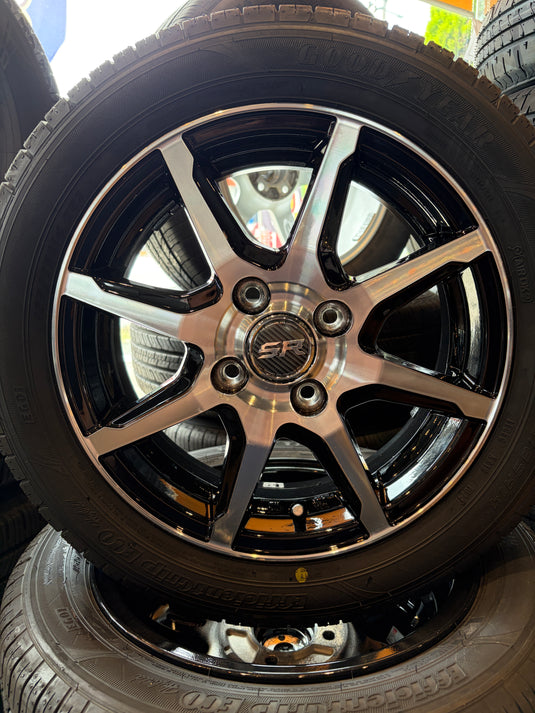 K14-0096 グッドイヤー Efficient GriP ECO 155/65R14 夏タイヤ 軽自動車etc