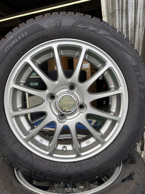 K14-0099 ブリヂストン ﾌﾞﾘｻﾞｯｸ　VRX2 155/65R14 スタッドレス 軽自動車etc