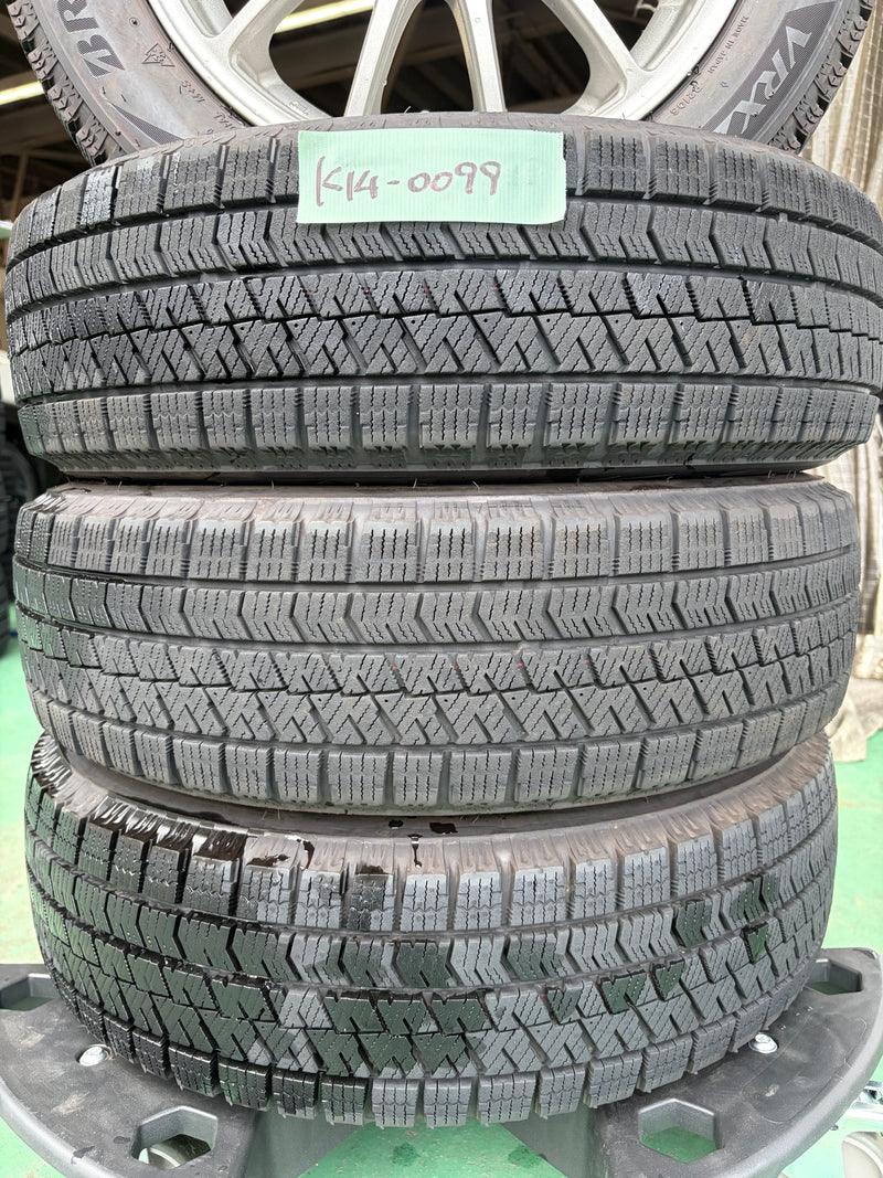 ギャラリービューアに画像をロードする, K14-0099 ブリヂストン ﾌﾞﾘｻﾞｯｸ　VRX2 155/65R14 スタッドレス 軽自動車etc
