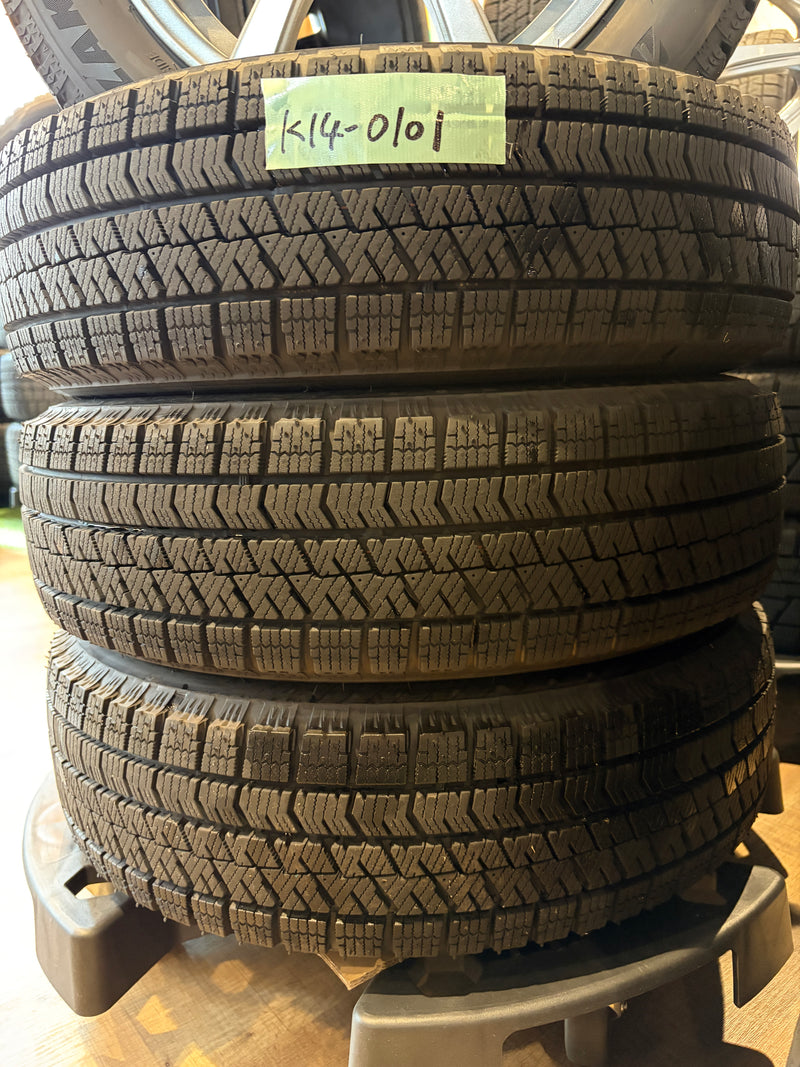 ギャラリービューアに画像をロードする, K14-0101 ブリヂストン ﾌﾞﾘｻﾞｯｸ　VRX2 155/65R14 スタッドレス 軽自動車etc
