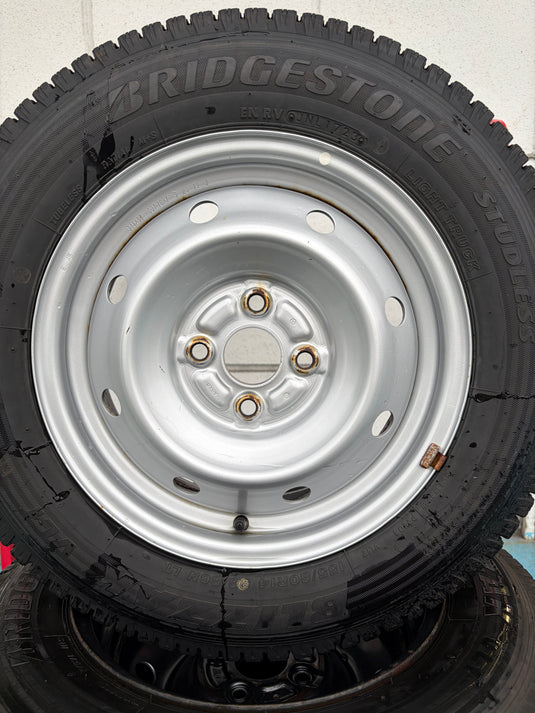 V-0038 ブリヂストン ﾌﾞﾘｻﾞｯｸ　VL1 155/80R14 88/86N スタッドレス ｻｸｼｰﾄﾞ､ﾌﾟﾛﾎﾞｯｸｽ