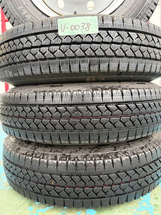 V-0038 ブリヂストン ﾌﾞﾘｻﾞｯｸ　VL1 155/80R14 88/86N スタッドレス ｻｸｼｰﾄﾞ､ﾌﾟﾛﾎﾞｯｸｽ