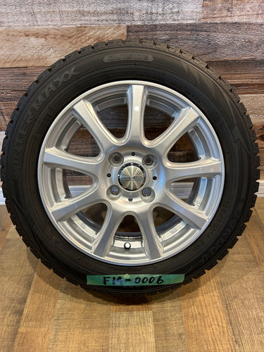 Ｆ14-0006ダンロップ　ウィンターマックスＷＭ02　165/65Ｒ14