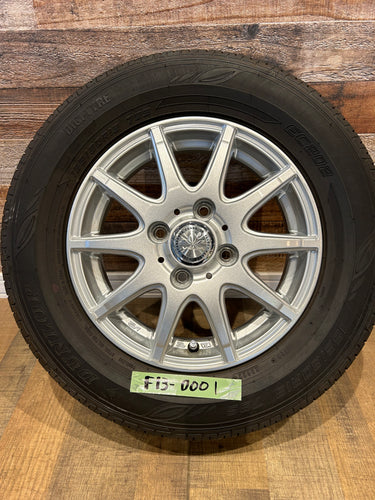 F13-0001 ダンロップ 夏タイヤ ＥＣ２０２ 155/80Ｒ13