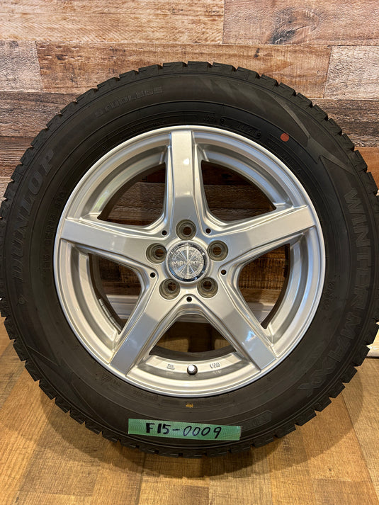 F15-0009ダンロップ　ウィンターマックスＷＭ02　195/65Ｒ15