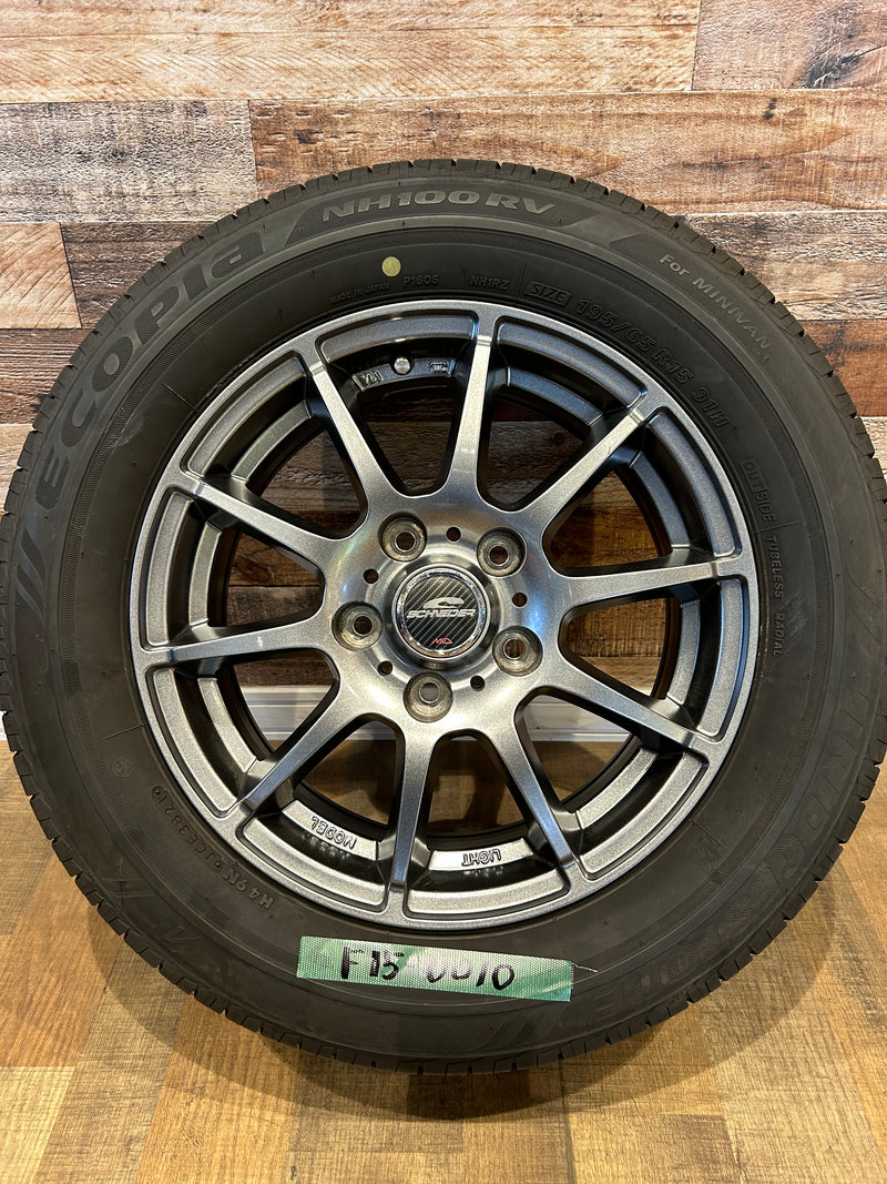 ギャラリービューアに画像をロードする, F15-0010ブリヂストン　エコピアNH100RV　195/65Ｒ15
