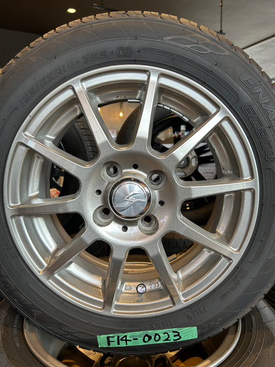 Ｆ14-0023ダンロップｴﾅｾｰﾌﾞ　EC204165/65Ｒ14夏タイヤ