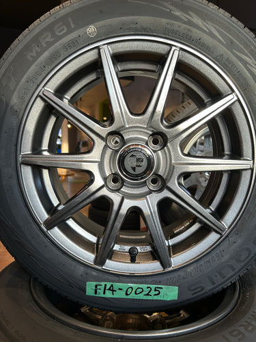 Ｆ14-0025ｵｰﾄﾊﾞｯｸｽ　MARQUISCST MR61165/65Ｒ14夏タイヤ