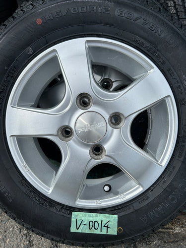 V-0014ヨコハマｽｰﾊﾟｰVAN　356145/80Ｒ12夏タイヤ